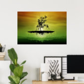 Ein flatternder Baum 3 Poster (Heimbüro)