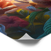 Ein flatternder Hummingbird: Natures Dance Poster (Ecke)