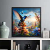 Ein flatternder Hummingbird: Natures Dance Poster
