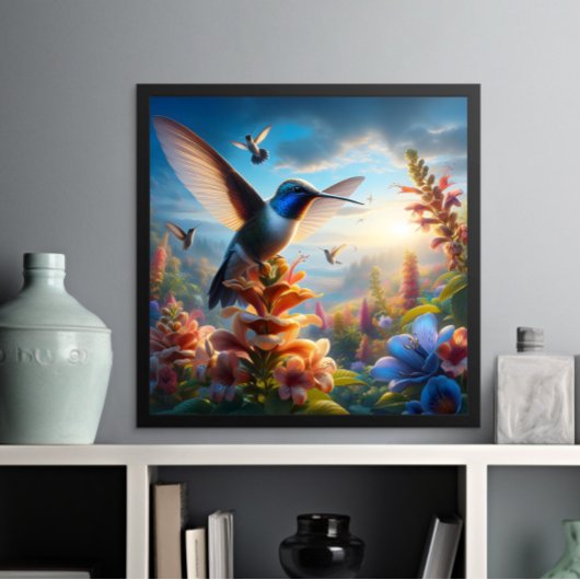 Ein flatternder Hummingbird: Natures Dance Poster