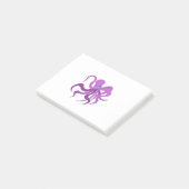 Ein flauschiger Oktopus schwingender Tentakel Post-it Klebezettel (angewinkelt)