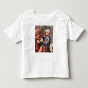 Ein Flautist, Detail von einem Schirm Kleinkind T-shirt