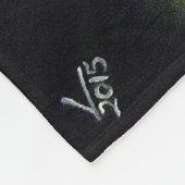 Ein Fleece Throw, Engelsdruck (Ecke)