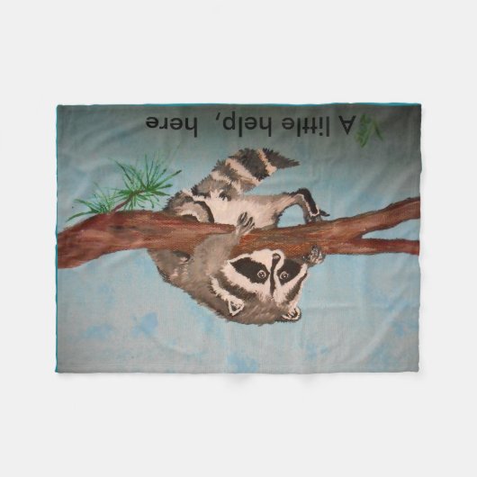 Ein Fleece Throw, Tierdruck (Vorderseite (Horizontal))