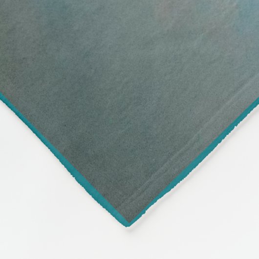 Ein Fleece Throw, Tierdruck (Ecke)