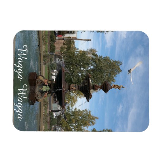 Ein flexibler Magnet mit einem Foto Wagga Wagga (Horizontal)