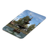 Ein flexibler Magnet mit einem Foto Wagga Wagga (Linke Seite)