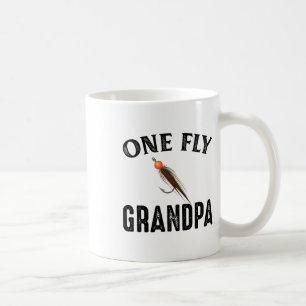 Ein Fliegen-Opa Lustiges Angelgeschenk für Opa Män Kaffeetasse
