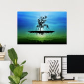 Ein fliegender Baum 2 Poster (Heimbüro)