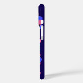 Ein Flip Flops Fun Blau Case-Mate iPhone Hülle (Rückseite / Links)