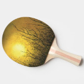 Ein flippiger Goldtischtennis-Schläger Tischtennis Schläger (Seitenansicht)