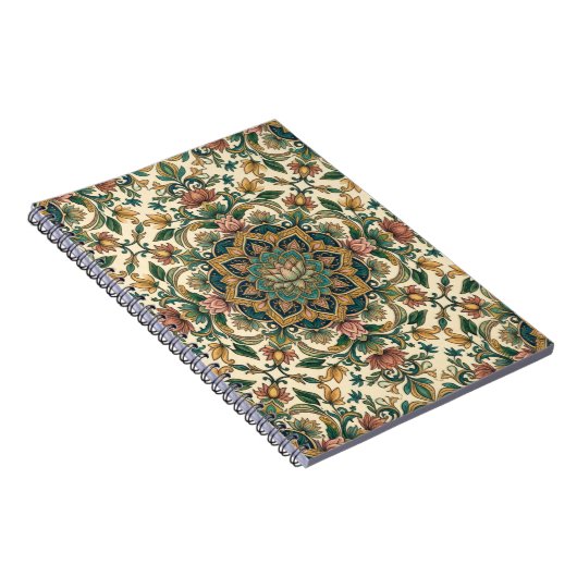 Ein florales Mandala-Muster Notizblock (Rechte Seite)