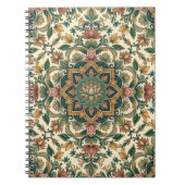 Ein florales Mandala-Muster Notizblock (Vorderseite)