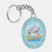 Ein Florida-Delfin Schlüsselanhänger (Vorderseite links)