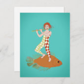 Ein Flötenspieler (Vorne/Hinten)