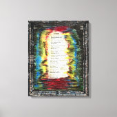 Ein Fluch Leinwanddruck (Vorderseite)