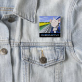 Ein Flucht-Auto für jedes Schwein Button (Beispiel)