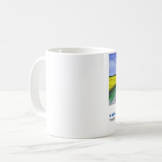 Ein Flucht-Auto für jedes Schwein Kaffeetasse (Vorderseite Links)