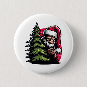 Ein Flüchtige Blick-A-Boo-Weihnachten Button
