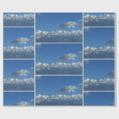 Ein Flug unter den Wolken Geschenkpapier (Flach)