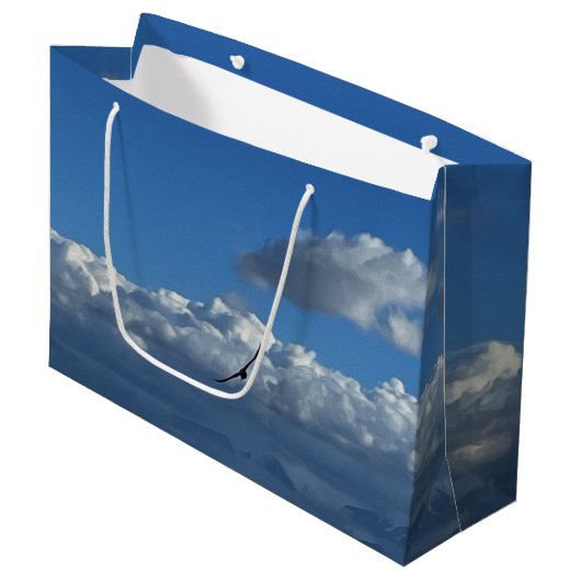 Ein Flug unter den Wolken Große Geschenktüte (Vorderseite Schrägansicht)