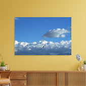 Ein Flug unter den Wolken Leinwanddruck (Insitu (Wohnzimmer))
