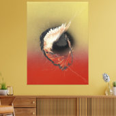 Ein Flügel und ein Gebet Leinwanddruck (Insitu (Wohnzimmer))