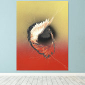 Ein Flügel und ein Gebet Leinwanddruck (Insitu (Holzboden))