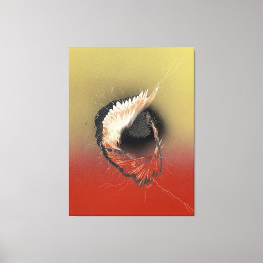 Ein Flügel und ein Gebet Leinwanddruck (Vorderseite)