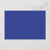 ein Flugzeug, das am Himmel fliegt Begleitkarte (Rückseite)