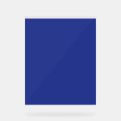 ein Flugzeug, das mit einem blauen Hintergrund in Acrylschild (Vorderseite)