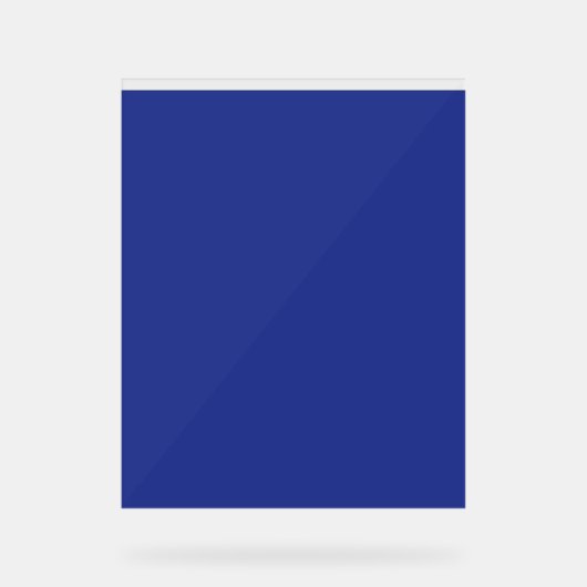 ein Flugzeug, das mit einem blauen Hintergrund in Acrylschild (Vorderseite)