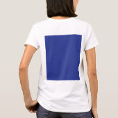 ein Flugzeug, das mit einem blauen Hintergrund in  T-Shirt (Rückseite)