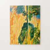 Ein Fluss, der die Vegetation überquert Puzzle (Vertikal)