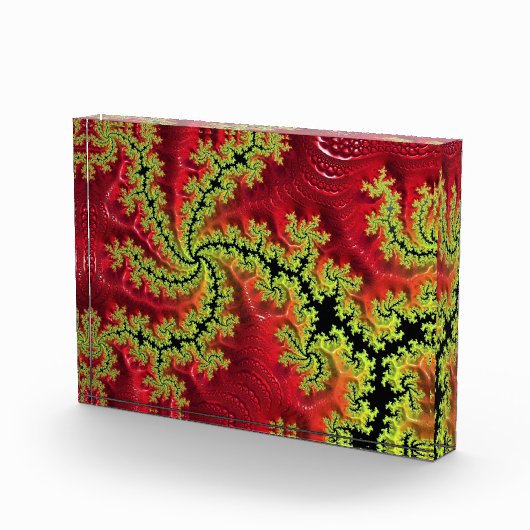 Ein Fluss fließt durch den Acrylblock Fotoblock (Rechts)