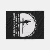 Ein Fluss fließt durch den Fang Fleecedecke (Vorderseite (Horizontal))