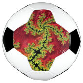 Ein Fluss fließt durch den Fußball (Gedreht)