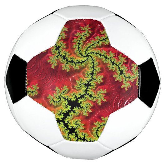 Ein Fluss fließt durch den Fußball (Gedreht)