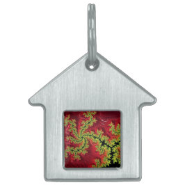 Ein Fluss fließt durch den Gerahmten Päppchen Tiermarke