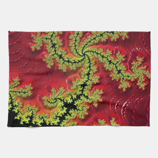 Ein Fluss fließt durch ein Teetuch Geschirrtuch (Horizontal)