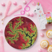 Ein Fluss fließt durch seine Papierplatte Pappteller (Party)