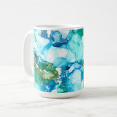 Ein Fluss fließt durch seine Tasse (Vorderseite Links)