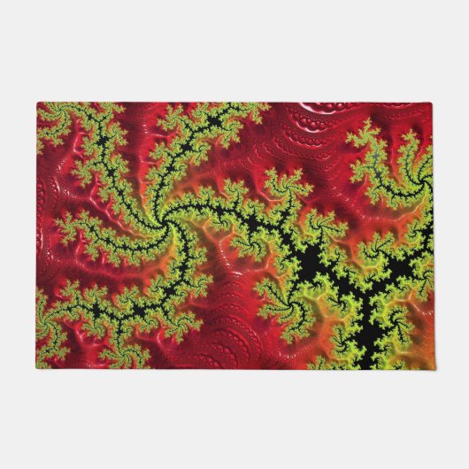 Ein Fluss fließt durch seine Türmatte (Vorderseite)