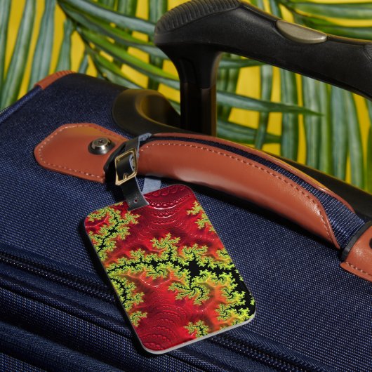 Ein Fluss fließt durch seinen Gepäckträger Gepäckanhänger (Vorderseite Insitu 1)