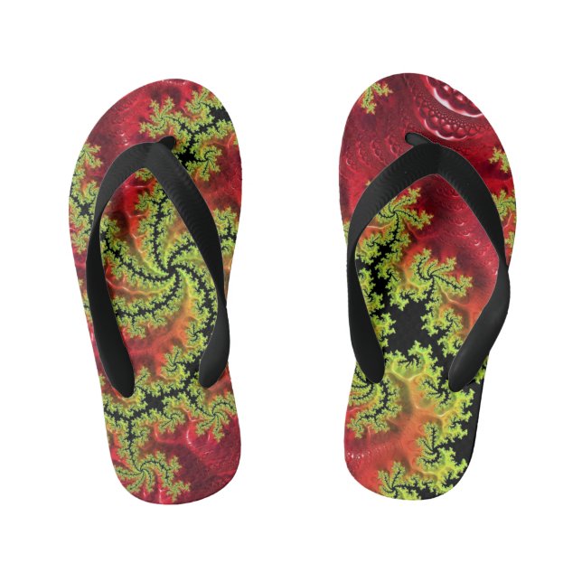 Ein Fluss fließt durch sie hindurch. Kinderbadesandalen (Fußbett)