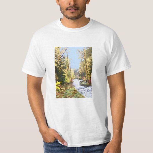 Ein Fluss läuft durch ihn T-Shirt (Vorderseite)