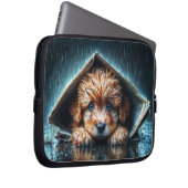 Ein flüssiger, nasser Welpe, der Wärme und Komfort Laptopschutzhülle (Vorne Rechts)