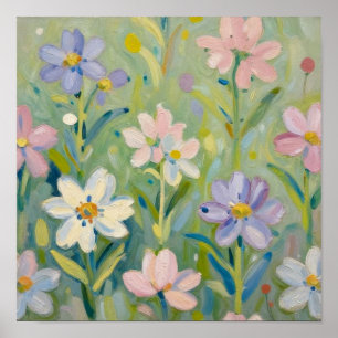 Ein flüsternder Chor wilder Blumen Poster
