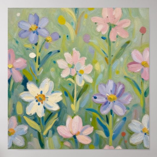 Ein flüsternder Chor wilder Blumen Poster (Vorne)