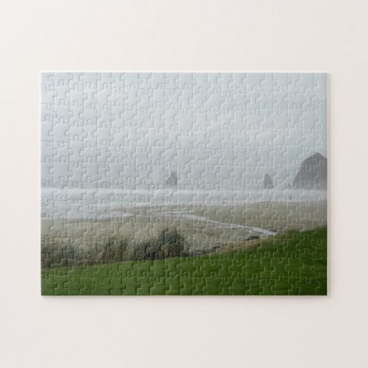 Ein fogger Morgen am Strand Puzzle (Horizontal)